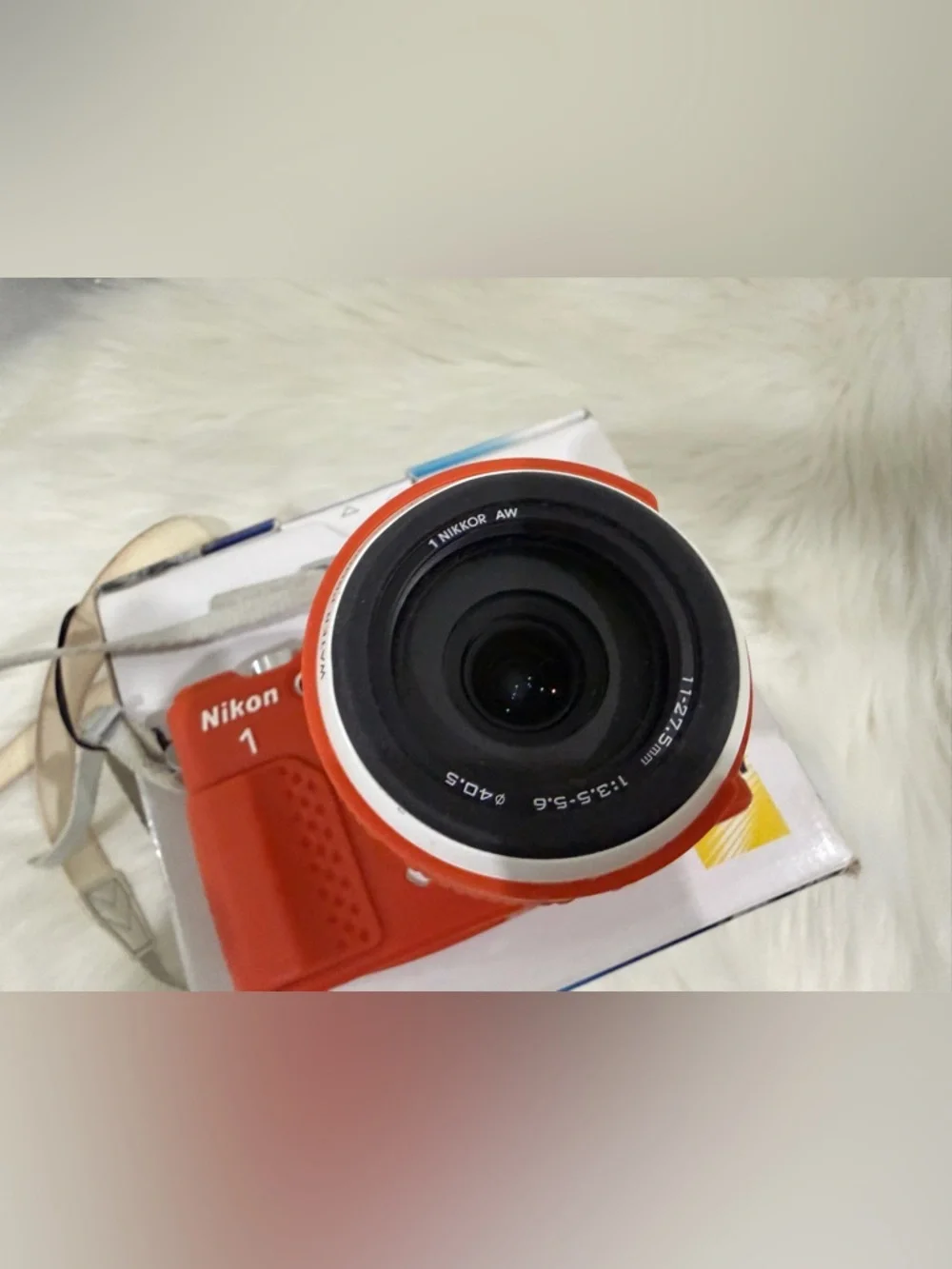 Nikon 1 AW1 White Compact Waterproof Shockproof Digital Camera + Accessories